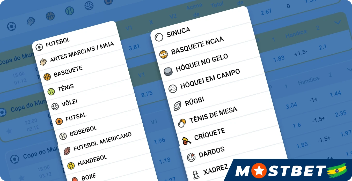 Braziliyadakı Mostebet müxtəlif onlayn idman mərc seçimləri təklif edir